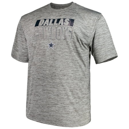 Men's Heathered Gray Dallas Cowboys Last Chance Reflective T-Shirt
