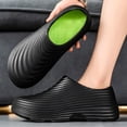 thumbnail image 4 of Chef Shoes Men Women Nonslip Kitchen Work Shoes Closed Toe Waterproof Slip on Clogs Lightweight Garden Shoes Black Size 7.5, 4 of 7