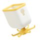 thumbnail image 1 of Ounissouiy Gancho de cocina giratorio montado en la pared soporte para cuchara estante de almacenamiento de baño de plástico estante de Almacenamiento y organización del hogar blanco amarillo, 1 of 6
