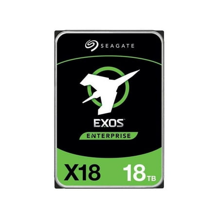 Seagate 18TB Exos X18 7200 RPM SAS 12Gb/s 512e/4Kn 256MB Cache 3.5-Inch Enterprise Hard Drive HDD (ST18000NM004J)