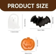 Halloween Bat Plates Plastic Bat Plates Black Halloween Party Supplies Halloween Snack Candy Dessert Plates for Halloween Party Birthday Party Table Decoration-Black-1 Pcs