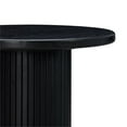 thumbnail image 4 of Maklaine Modern Contemporary Wood Entry Table in Black Oak Finish, 4 of 7