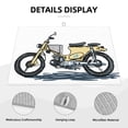thumbnail image 4 of ZNDUO Absorbent Dish Drying Mat, Microfiber Retro Classic Motorcycle Pattern Dish Drying Pad for Kitchen Counter, 24 x 18 Inch, 4 of 8