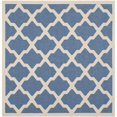 thumbnail image 1 of Safavieh Courtyard Blue Indoor Outdoor Rug - Square 4', 1 of 1