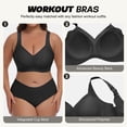thumbnail image 3 of QYLUX Plus Size Wireless Bras for Women - Supportive Seamless Full Coverage No Underwire Comfort Everyday Bra, 3 of 9