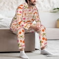 thumbnail image 7 of Lsque Cherries And Bows Pattern Long Sleeve Pajama Set for Men - Soft 2-Piece Sleepwear and Loungewear Set with Pockets, Comfy Nightwear-Medium, 7 of 7