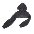 thumbnail image 2 of Suéter bohemio para mujer, Top corto con capucha, sudadera de manga larga, sudadera holgada recortada informal para chica, media elegante, decor Talla única, 2 of 7