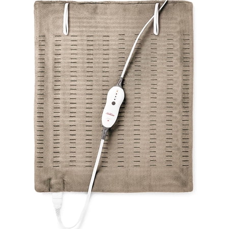 Sunbeam Heating Pad for Back  Neck  and Shoulder 6 Heat Settings  XXL (Musk)