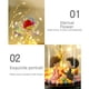 thumbnail image 4 of Rosa iluminada en cúpula de cristal, regalo de rosa preservada for siempre for mamá, esposa, decoración del día de San Valentín, 4 of 7