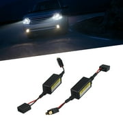 2pcs H7 Headlight LED Canbus Decoder Canceller Error Free Resistor Anti Flicker Warning Canceller Decoder Car Lights