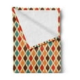 thumbnail image 2 of Retro Soft Flannel Fleece Throw Blanket, Funk Different Vintage Pattern Composition with Geometric Forms Simplistic Artwork, Cozy Plush for Indoor and Outdoor Use, 70" x 90", Multicolor, by Ambesonne, 2 of 5