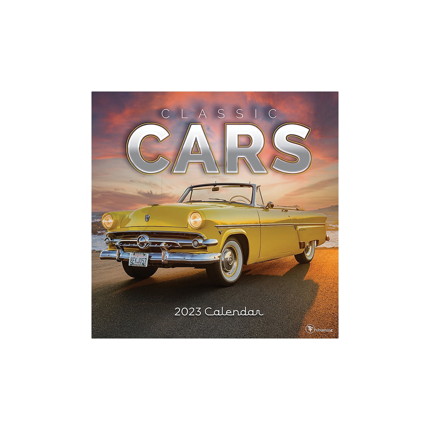 2023 TF Publishing Classic Cars 12'' x 12'' Monthly Wall Calendar (WAL-23-1019)