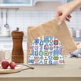 thumbnail image 2 of Yayeee Napkin Holder for Table Set of 2 Kitchen Paper Tissue Organization, Blue Retro Pattern, 2 of 8