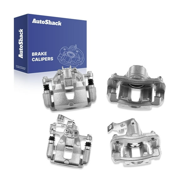 AutoShack Front & Rear Brake Calipers Replacement for 2012-2017 Kia Rio 4-PC Set