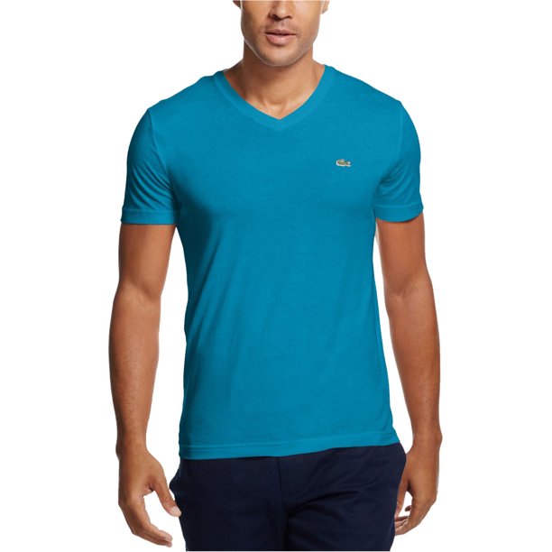 Lacoste Pima Loire - Camiseta básica para hombre, color azul, XXXX-Large