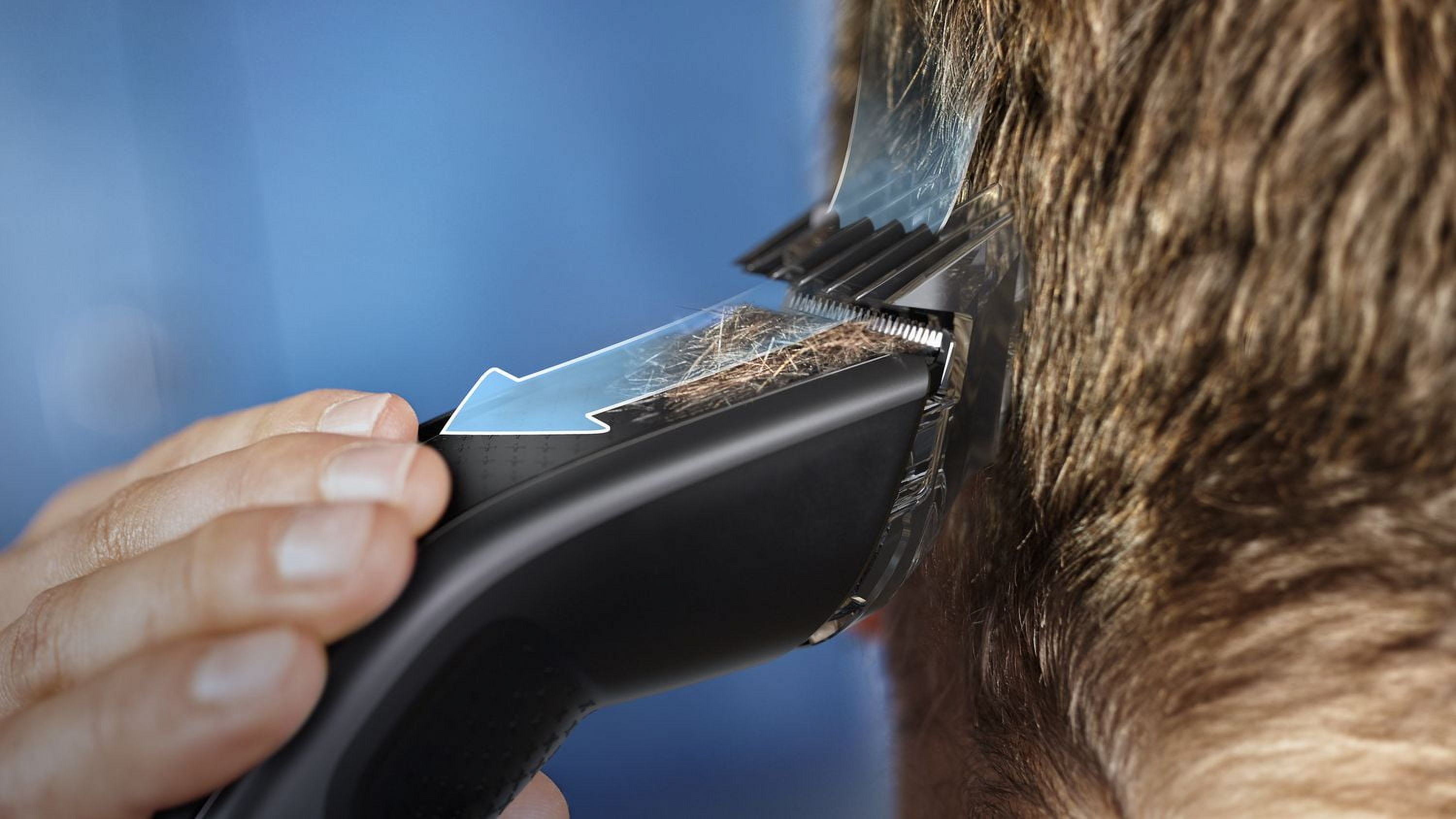Philips Tondeuse à Cheveux Series 7000 avec Technologie Dual Cut & Trim-n-Flow PRO, Lavable, HC7650