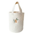 thumbnail image 2 of SPRING PARK Hanging Basket-Cute Cotton Rope Basket-Closet Storage Bins - Hanging Basket - Baby Nursery Organizer - Wall Hanging Basket - Clothes peg Bag, 2 of 7