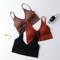 thumbnail image 3 of Women/Girls Wire-free Padded Triangle Backless Bra A-B Cup, 3 of 9
