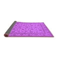 thumbnail image 2 of Ahgly Company Indoor Square Oriental Purple Traditional Area Rugs, 6' Square, 2 of 4