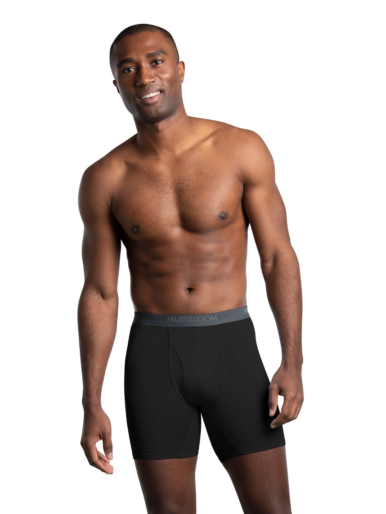 Fruit of the Loom Men's Micro-Stretch Boxer Briefs, 6-Pack