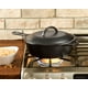 thumbnail image 2 of Hierro fundido presazonado Combo Cooker Lodge, 3,2 L + 26 cm, negro, 2 of 4