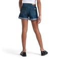 thumbnail image 3 of Levi Strauss Signature Girls Floral High Rise Mom Denim Shorts, Sizes 5-18, 3 of 7
