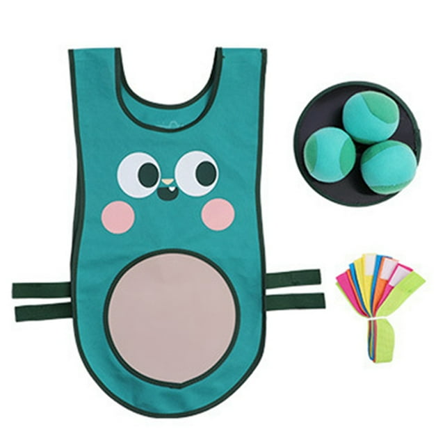 Dodgeball Game Set Funny: Interactive Sticky Vest Ball Game Throwing Target Game
