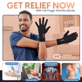 thumbnail image 4 of Copper Compression Full Finger Arthritis Gloves, 4 of 9