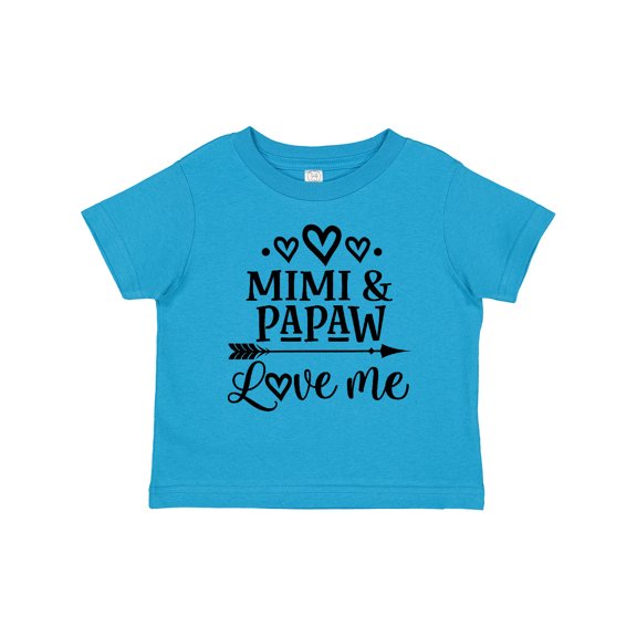 Inktastic Mimi and Papaw Love Me Boys or Girls Toddler T-Shirt