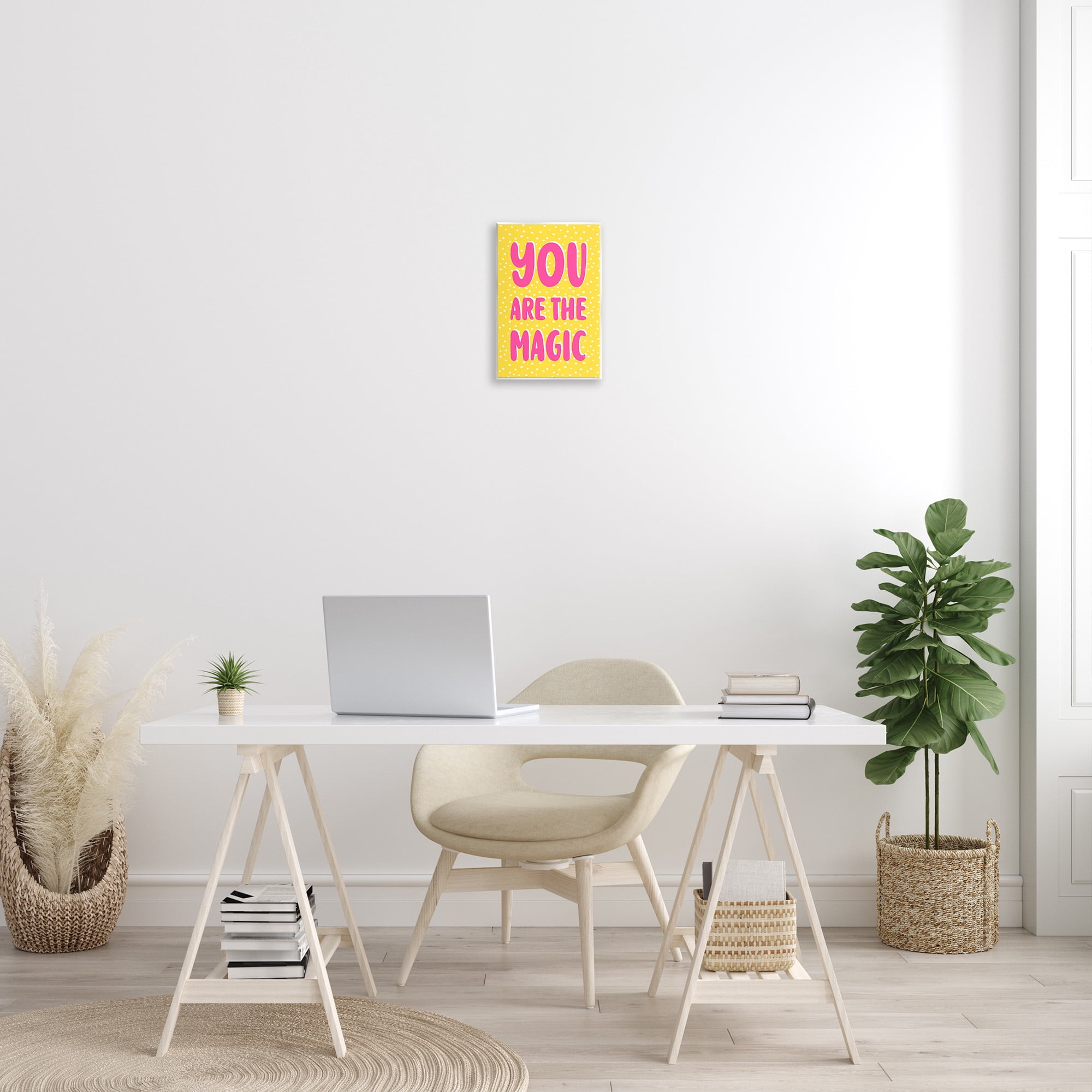 Stupell Industries You Are The Magic Inspirational Painting Unframed Art Print Wall Art, 10 x 15