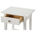 thumbnail image 3 of Dalton 1-Drawer White Nightstand (28"H x 14"W x 18"D), 3 of 6