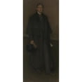 thumbnail image 2 of James Abbott McNeill Whistler 10x18 Gold Ornate Wood Frame and Double Matted Museum Art Print Titled - Arrangement in Flesh Color and Brown; Portrait of Arthur Jerome Eddy (1894), 2 of 4