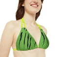 thumbnail image 6 of Effete Feline Claw Marks Scratch Strappy Bikini Set (AOP), 6 of 9
