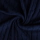 thumbnail image 5 of Suave 100% Algod?n Punto Manta para Sof? y Div?n?Ligero Cable Tejida Cobija Casa Decorativo Cobija Azul marino 47 "x 70" Unique Bargains Manta, 5 of 11