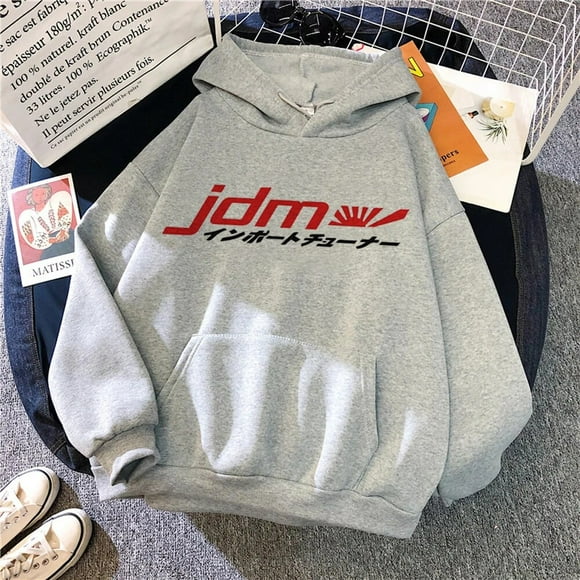 Jdm hoodies women aesthetic 2023 clothes Hooded Shirt women anime Hood