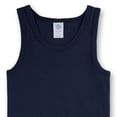 thumbnail image 3 of Sanetta Niño Camiseta Paquete de 3 -  Camisa sin Brazos, Tank Top, Basic, Algodón orgánico Azul 140, 3 of 4