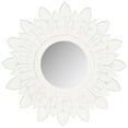 thumbnail image 4 of Safavieh  King White Sunburst 30-inch Decorative Mirror - 30" x 30" x 0.8", 4 of 4