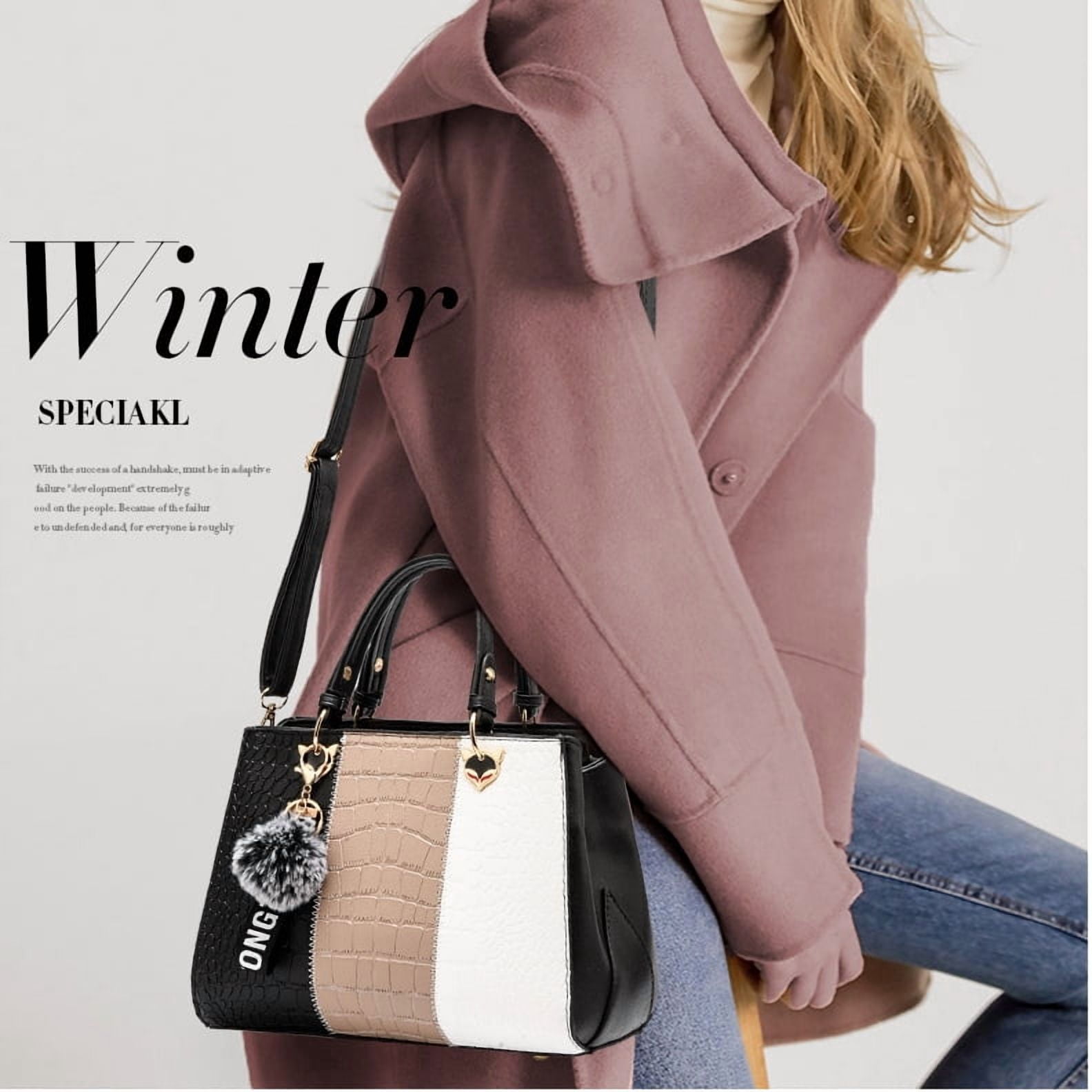 Purses and Handbags for Women Top Handle Satchel Tote Bag for Ladies Purse Shoulder Bags