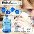 thumbnail image 4 of DLMCUH 5 Gallon Water Jug Cap, 1Pcs Reusable Food Grade Silicone Replacement Cap for 55mm Water Bottle Dispenser Caps, Non Spill Bottle Water Dispenser Cap, 4 of 6