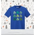 thumbnail image 2 of Shop4Ever Shamrock Green Clovers St. Patrick's Day Toddler's Cotton T-Shirt 3T Royal Blue, 2 of 6