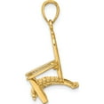 thumbnail image 2 of 14K Yellow Gold 3-D Beach Chair Charm (15.95 X 9) Made In United States k7216, 2 of 5