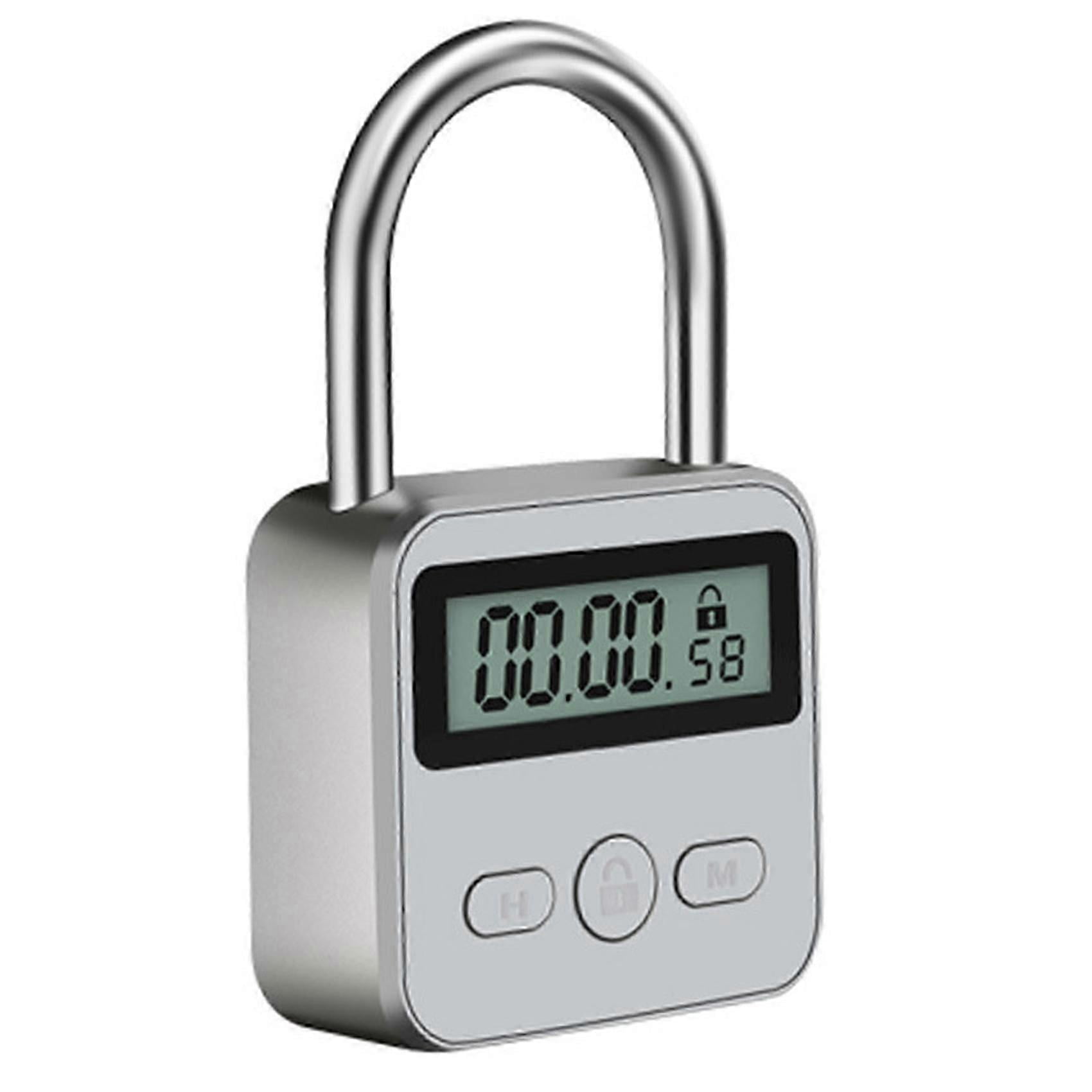 Metal Timer Lock LCD Display Multi-Function Electronic Time 99 Hours ...