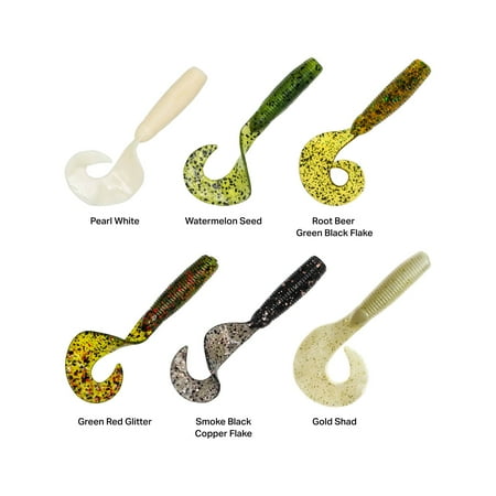 Charlie s Worms 5 Grub Artificial Fishing Bait for Freshwater Saltwater Bass Fishing Scented Soft Bait Lures 10pk