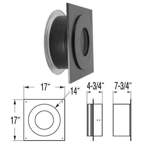 Simpson Duravent 9243N 8 Triple Wall Thimble