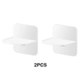 thumbnail image 4 of Cateissary 2x soportes de capa adhesiva sin rastro, blancos, fáciles de operar, para armarios y estantes, clavos Decoración del hogar, 4 of 6