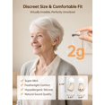 thumbnail image 4 of Rechargeable AI Noise Cancellation and Clear Sound, 100+ Hours of Charging Case Usage, Super-Mini Invisible Design, Comfort Fit in Ear Canal, Suitable for Various Daily Scenarios, 4 of 28