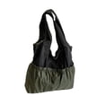 thumbnail image 4 of Bolso de hombro para mujer, estilo casual, ideal para otoño e invierno, para ir de compras, el trabajo, vacaciones o fiestas. Negro, 4 of 7