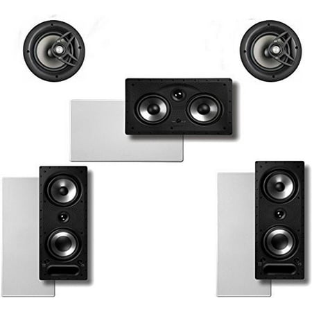 Polk Audio Vanishing 5 0 High Performance In Wall In Ceiling Speaker System 2 265rt 2 V60 1 255crt