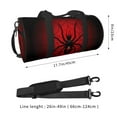 thumbnail image 4 of Easygdp Spider on the Web Travel Bag, Camping, Weekend, Carry On Overnight Duffel Bag with Shoulder Strap, 4 of 8