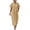 Khaki, variant on Bxsruta Womens Maxi Dress Casual Short Sleeve Button Down Shirt Dress Flowy Long Dresses